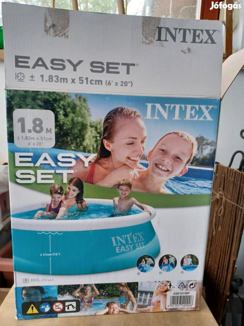 [Olcsóbb]Intex 1.8 méteres medence keringetős vízszűrővel és hőmérővel